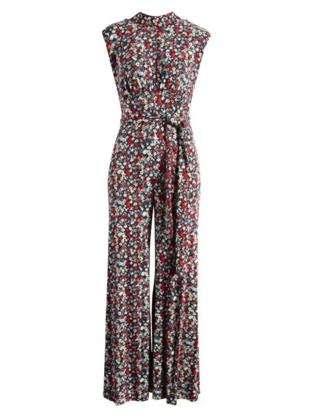 Free People Vibe Check One Piece Ditsy Floral Jumpsuit XS